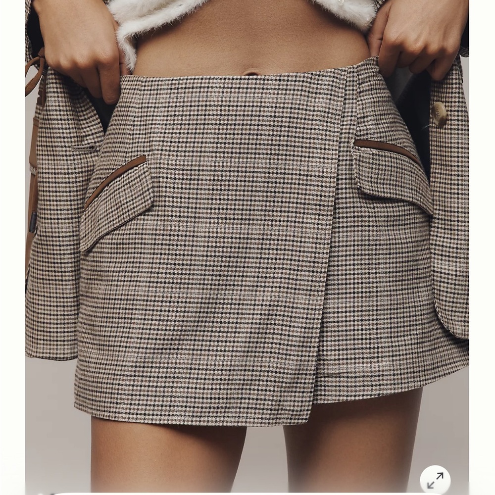 Maeve Menswear Wrap Shorts
